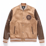 Chrome Hearts Brown Leather Jacket