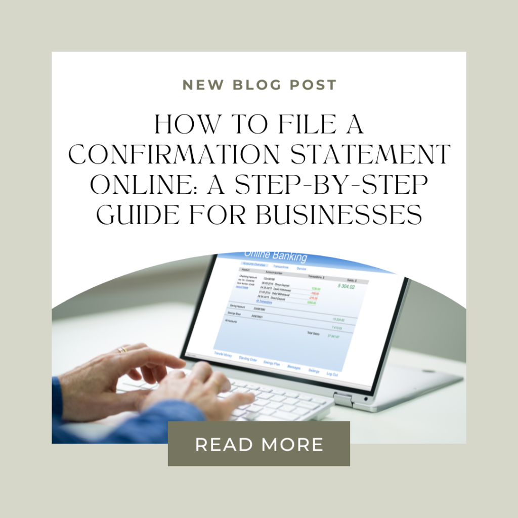 How to File a Confirmation Statement Online: A Step-by-Step Guide for Businesses