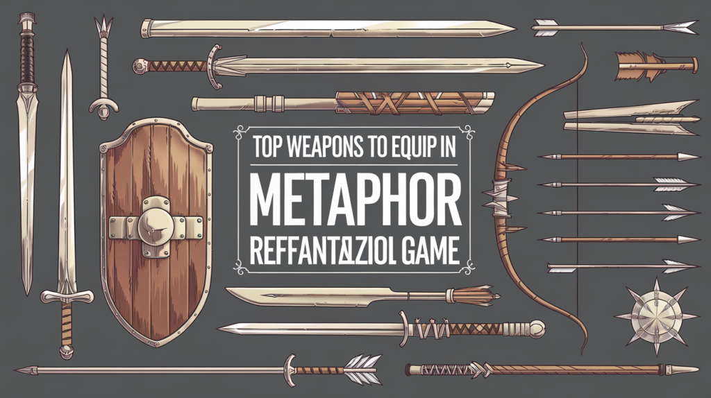 Top Weapons to Equip in Metaphor ReFantazio Game