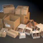 cardboard boxes