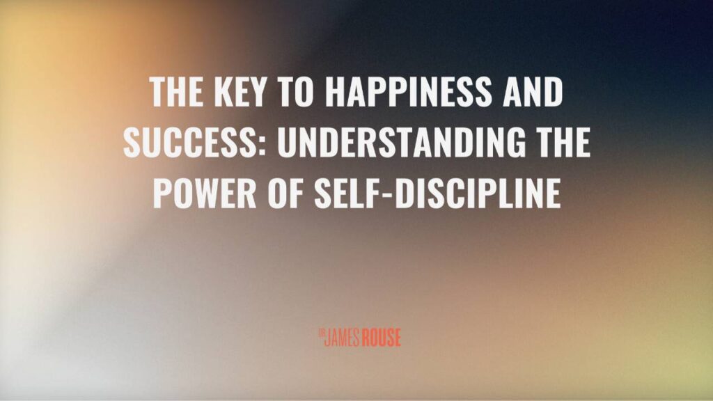 Self-Discipline