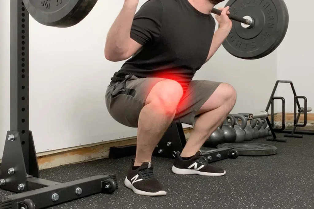 knee pain when squatting