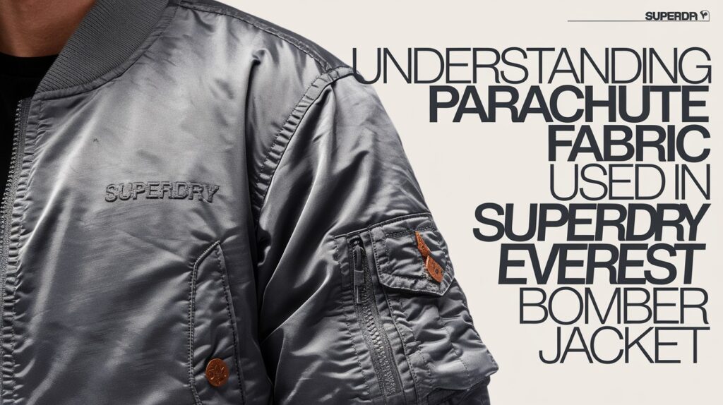 Understanding Parachute Fabric Used in Superdry Everest Bomber Jacket