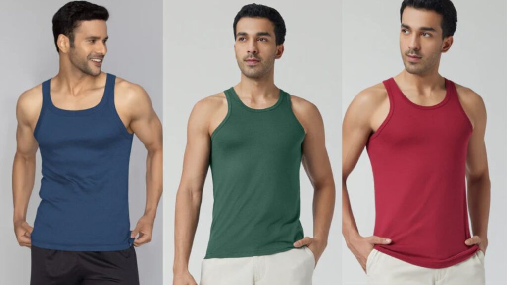 coloured vest for men